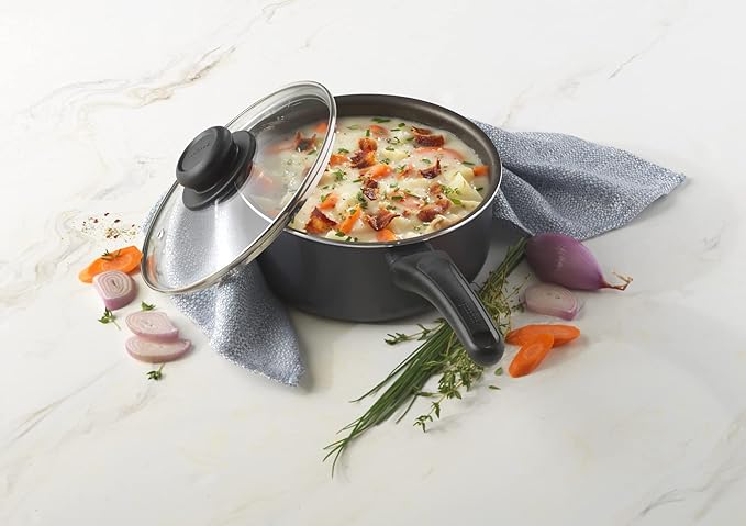 GoodCook Everyday Nonstick Sauce Pan w/Lid, 2 Quart