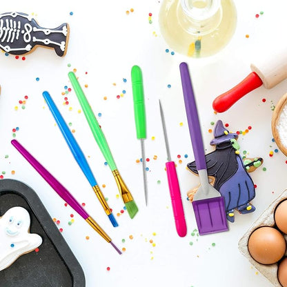Boao 15 Pcs Cookie Decorating Supplies Tool Set Includes 6 Cookie Decorating