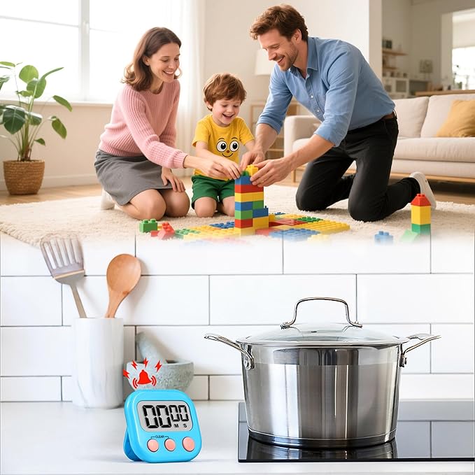 Timer for Kids Teachers Supplies Digital Kitchen Timers for Cooking Large