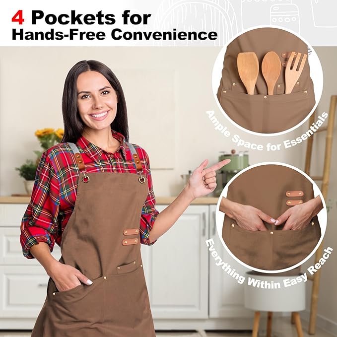 BeLuyi chef apron bib tool apron