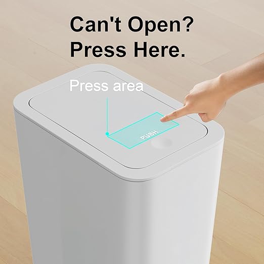 3 Pack 10 Liter / 2.6 Gallon Bathroom Trash Can, Small Trash Can