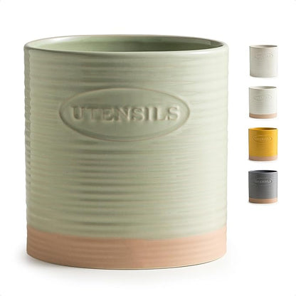 YHOSSEUN Kitchen Utensil Holder, Ceramic Utensil Holder