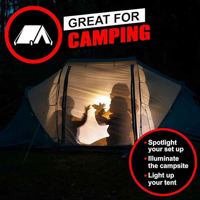 GearLight LED Flashlights - Mini Camping Flashlights with High Lumens, 5 Modes, Zoomable Beam - Bright and Versatile Flash Light for Outdoor and Home Use - S1000-2 Pack, (Batteries Not Included)
