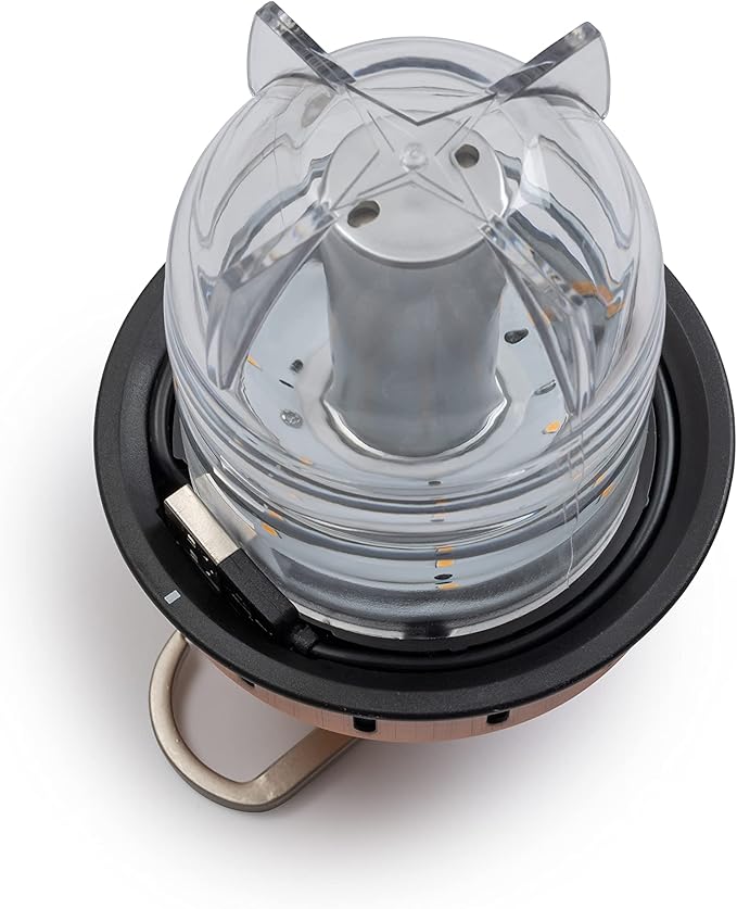 Barebones Beacon Hanging Light ??Copper, Rechargeable LED Camping Lantern with Adjustable Brightness ??Weatherproof Vintage-Style Hanging Lantern for Outdoor Adventures and Year-Round Use