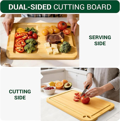 13 x 9.5 inch Bamboo Cutting Boards