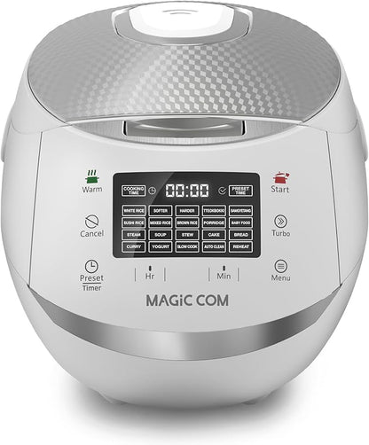 MAGiC COM multi-Functional Digital Rice Cooker 10 Cup Uncooked, 15-in-1