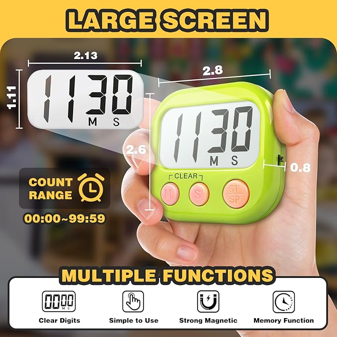 Classroom Timers for Teachers Kids Large Magnetic Digital Timer Teacher