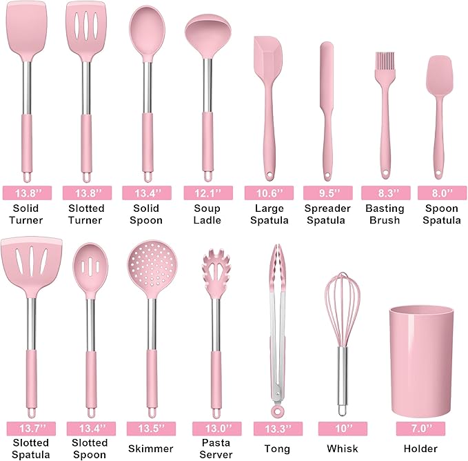 LIANYU 15 Piece Cooking Utensils Set
