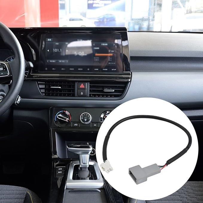 USB 2.0 To 4 Pin Audio Interface Cable For Hyundai For Kia For Vehicles, Black ABS Adapter For Android Multimedia Connectivity, 20 Cm(4pin)