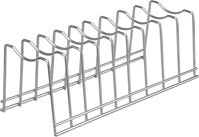 Pot Lid Organizer, Kitchen Pot Lid Rack Holder, Rest Cutting Board, Baking Sheet