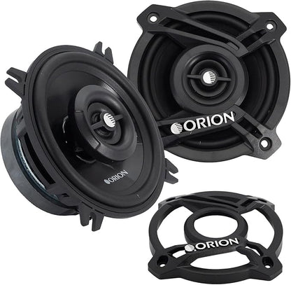 ORION Cobalt Series CB42 4” 2-Way Coaxial Car Speakers, 160W, 4 Ohms, Full Range, Enhanced Bass, Polypropylene Cone & Butyl Rubber Surround, Easy Install (Pair)