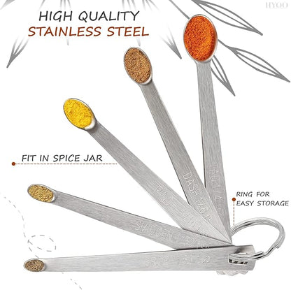 5 Pcs Mini Measuring Spoons Set