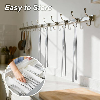 Vaincre 4PCS Kitchen Tongs Tweezers