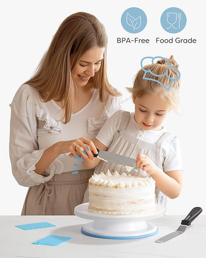 Kootek Cake Decorating Kit Baking Supplies Set Cake Turntable