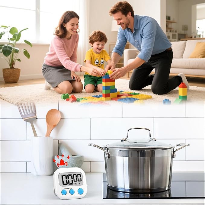 Timer for Kids Teachers Supplies Digital Kitchen Timers for Cooking Large