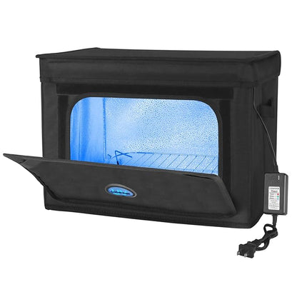 Large UVC Sanitizer Box with Ozone, Foldable Cleaner Bag with Timer, 36L/9.5gal