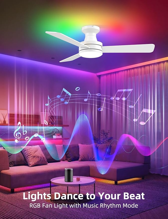 Homlit 42 inch RGB Ceiling Fan