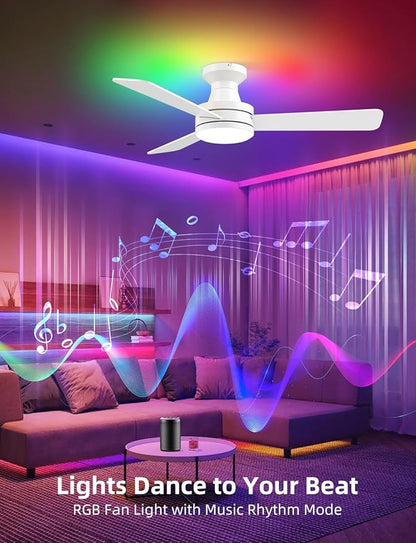 Homlit 42 inch RGB Ceiling Fan