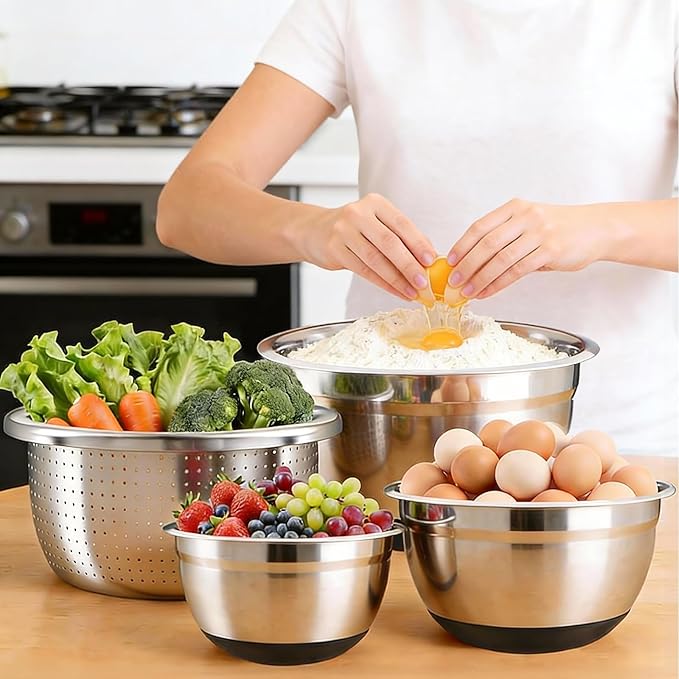 Stainless Steel Mixing Bowls Set
