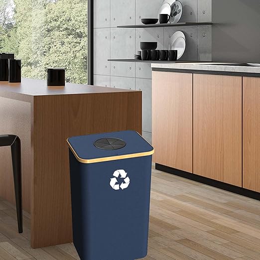 Recycling Bin for Kitchen Indoor Home, Large 100L/ 26 Gallon Recycle Bin