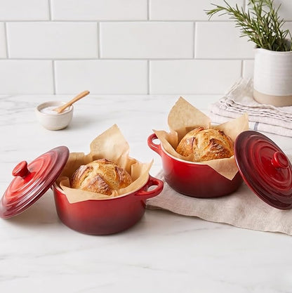 Kook Ceramic Mini Cocotte Set, Small Casserole Dishes