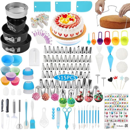 Cake Decorating Kit Cake Decorating Supplies, 66 Icing Piping Nozzles, Cake