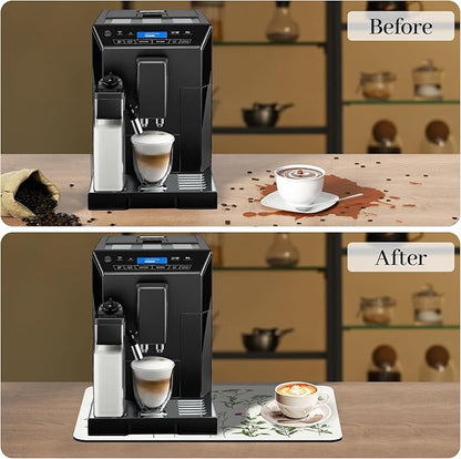 Bloss Kitchen Mat, Coffee Mat 12"x19", Coffee Bar/Maker Mat, Kitchen Counter