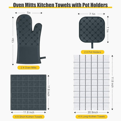 Oven Mitts Kitchen Towels Dishcloths