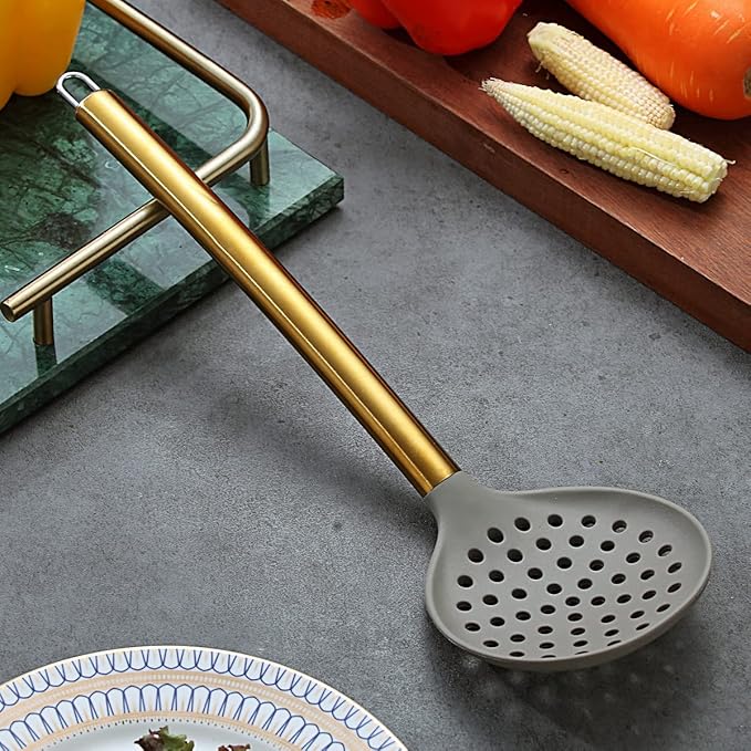 Gold Skimmer, Berglander Non-stick Silicone Strainer