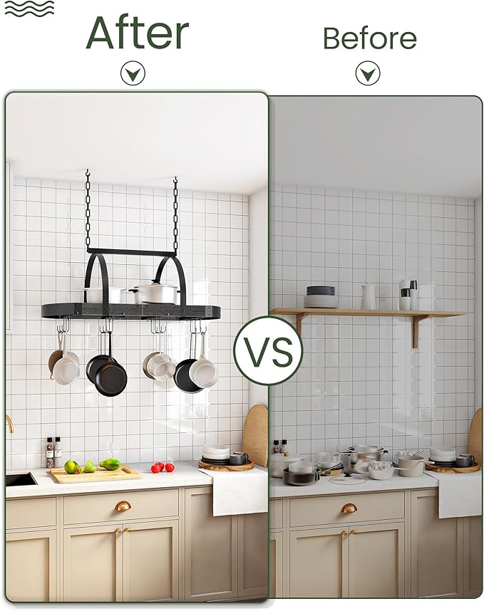 CHOEZON Hanging Pot Rack, Pot Hanger