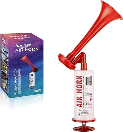 Bear Horn Self Defense, Super Loud HandHeld air Horn for Boats Events Camping Reusable, Sports Pump Loud Noise Maker for Boating Sports Events Birthday Party BANHAO