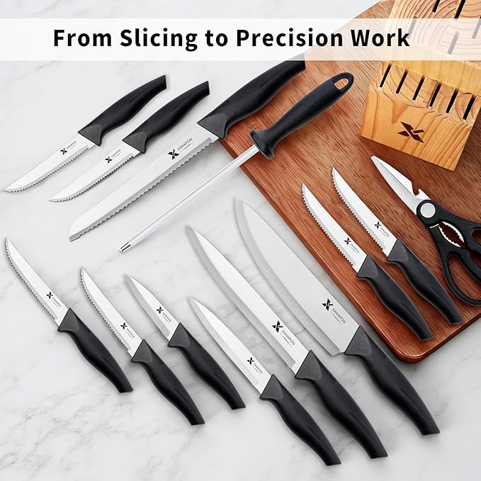 14 Pieces Kitchen Knife Set