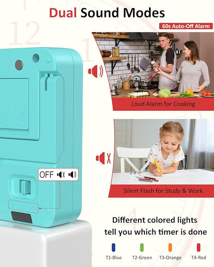 Digital Kitchen Timer for Cooking