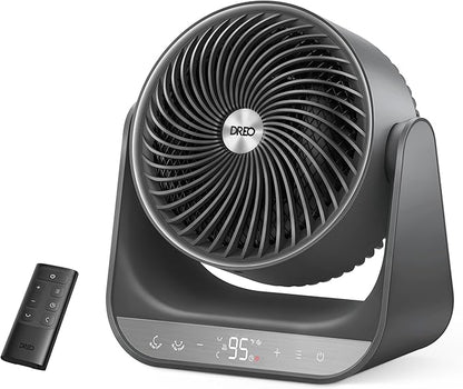 DREO 60° Vertical & 90° Horizontal 3D Oscillating Heating, 12 ft/s Long-Range