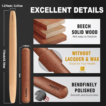 Walfos French Rolling Pin Set