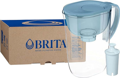 Brita 10 Cup Water Filter Pitcher, Copper and More, Includes 1 Brita Plus Filter