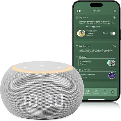 Hotmoon Alarm Clock with Sound Machine