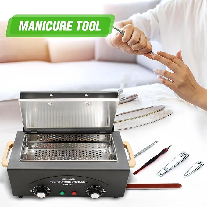 High Temperature Metal Tool Cleaning Box, 110V 300W 1.5L
