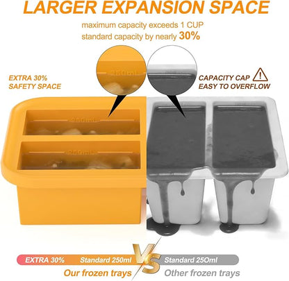 Bangp 1-Cup Silicone Freezing Trays