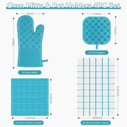Oven Mitts Kitchen Towels Dishcloths