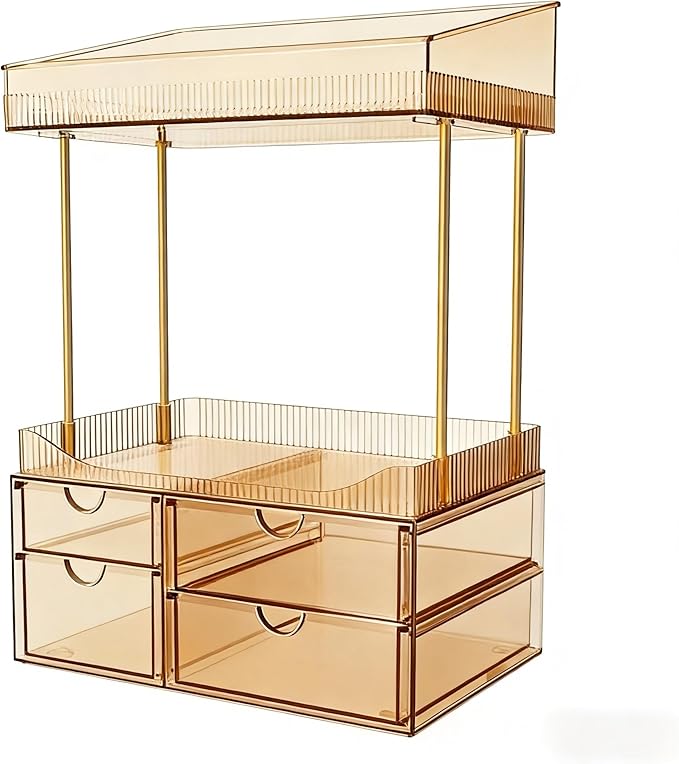 SNSLXH 4 Drawers Makeup Organizer