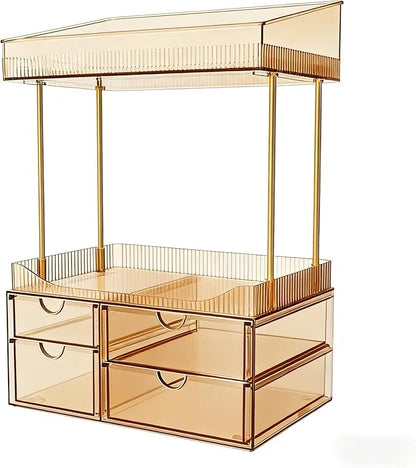 SNSLXH 4 Drawers Makeup Organizer