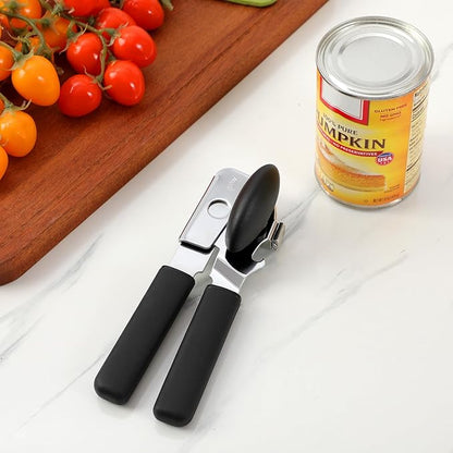 Can Opener Manual with Magnet Lift, Heavy Duty Handheld Smooth Edge Can Tin