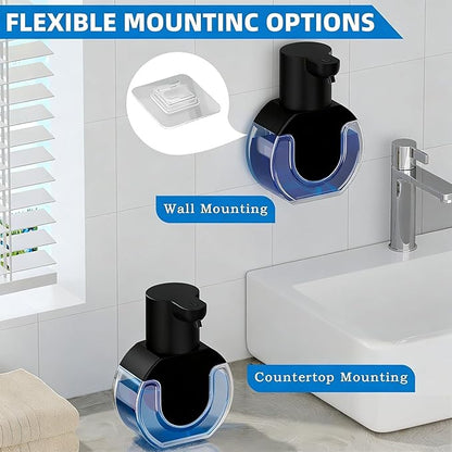 2Pack Automatic Soap Dispenser Touchless, Rechargeable Foaming Soap Dispenser