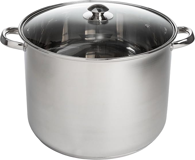 Ecolution Stainless Steel Stock Pot, Encapsulated Induction Ready Cooking Pot