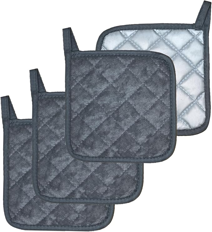 4 Pack Pot Holders for Kitchen Clearance Oven Potholders Sets for Kitchens Hot