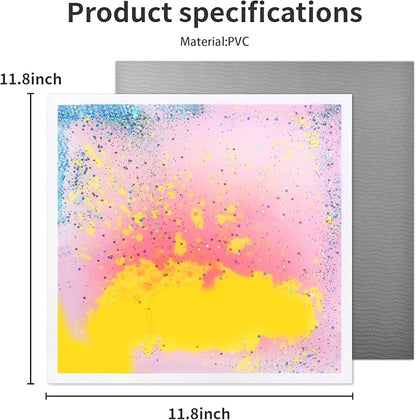 Liquid Lava Tiles for Kids： 11.8x11.8 in Educational Play Mat with Non-Slip Base Develop Motor Skills & Creativity for Children 3-12 Years（6PTFG3