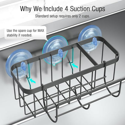 3-in-1 Kitchen Sink Caddy Organizer