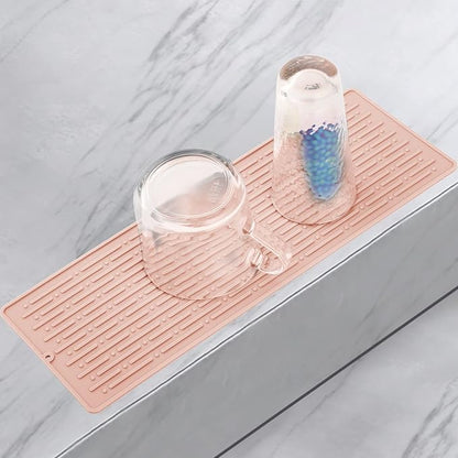 GeeRic Dish Drying Mats, Heat-resistant Silicone Mat