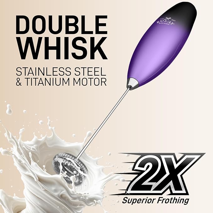 Zulay Kitchen Whisk Milk Frother